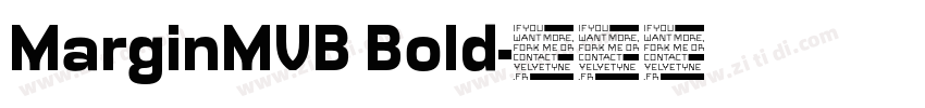 MarginMVB Bold字体转换